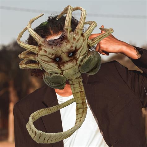 best alien mask|facehugger mask alien.